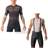 Giro D'italy Cycling Jersey Bib Short 2022 Men Short Sleeve Marron