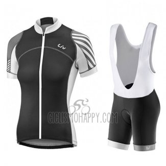 Liv Pro Cycling Jersey Bib Short 2017 Women Short Sleeve Black