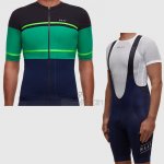 Maap Segment Pro Cycling Jersey Bib Short 2017 Men Short Sleeve Black and Green