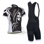 Monton Cycling Jersey Bib Short 2014 Men Short Sleeve White and Black