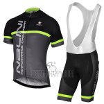 Nalini Brivio Cycling Jersey Bib Short 2017 Men Short Sleeve Black and Gray