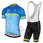 Nalini Brivio Cycling Jersey Bib Short 2017 Men Short Sleeve Blue