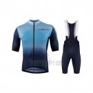Nalini Cycling Jersey Bib Short 2021 Men Short Sleeve Blue
