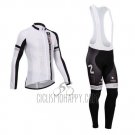 Nalini Cycling Jersey Bib Tight 2014 Men Long Sleeve Black and Red