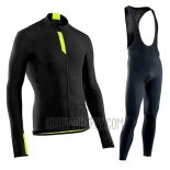 Northwave Cycling Jersey Bib Tight 2019 Men Long Sleeve Negro Green