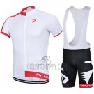 Pinarello Cycling Jersey Bib Short 2018 Men Short Sleeve White Red
