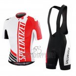 Specialized Cycling Jersey Bib Short 2015 Men Short Sleeve Red and White