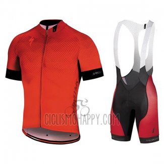 Specialized Cycling Jersey Bib Short 2018 Men Short Sleeve Orange Black(1)