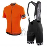 Specialized Cycling Jersey Bib Short 2018 Men Short Sleeve Orange Black