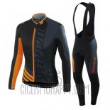 Specialized Cycling Jersey Bib Tight 2016 Men Long Sleeve Yellow and Black