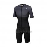 Sportful Cycling Jersey Bib Short 2021 Men Short Sleeve Black Gray