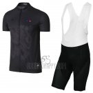 Tour de France Cycling Jersey Bib Short 2017 Men Short Sleeve Black