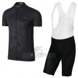 Tour de France Cycling Jersey Bib Short 2017 Men Short Sleeve Black