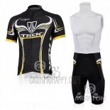 Trek Cycling Jersey Bib Short 2009 Short Sleeve Black and Yellow