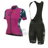 ALE Prr Ventura Cycling Jersey Bib Short 2017 Women Short Sleeve Pink