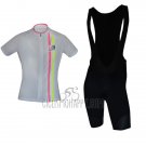 Biemme Cycling Jersey Bib Short 2017 Women Short Sleeve White