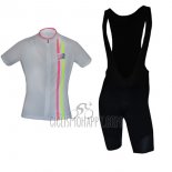 Biemme Cycling Jersey Bib Short 2017 Women Short Sleeve White