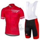 Castelli Cycling Jersey Bib Short 2017 Men Short Sleeve Red
