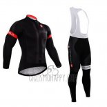 Castelli Cycling Jersey Bib Tight 2015 Men Long Sleeve Dark Black