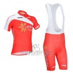 Cofidis Cycling Jersey Bib Short 2013 Short Sleeve Red