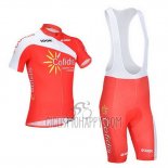 Cofidis Cycling Jersey Bib Short 2013 Short Sleeve Red