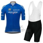 Giro D'italy Cycling Jersey Bib Short 2017 Men Short Sleeve Blue