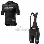 Giro D'italy Cycling Jersey Bib Short 2020 Men Short Sleeve Black