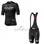 Giro D'italy Cycling Jersey Bib Short 2020 Men Short Sleeve Black