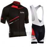 Northwave Blade Air Cycling Jersey Bib Short 2017 Men Short Sleeve Black and Red
