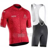 Northwave Cycling Jersey Bib Short 2019 Men Short Sleeve Red(2)