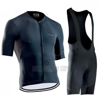 Northwave Cycling Jersey Bib Short 2021 Men Short Sleeve Dark Blue