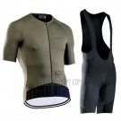 Northwave Cycling Jersey Bib Short 2021 Men Short Sleeve Green
