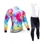 Northwave Cycling Jersey Bib Tight 2020 Men Long Sleeve Red Yellow White
