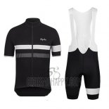 Rapha Cycling Jersey Bib Short 2015 Men Short Sleeve Black and White