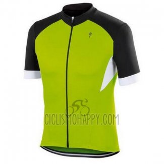 Specialized Cycling Jersey Bib Short 2015 Men Short Sleeve Black and Green