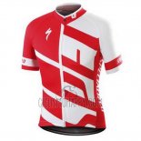 Specialized Cycling Jersey Bib Short 2016 Men Short Sleeve White and Red