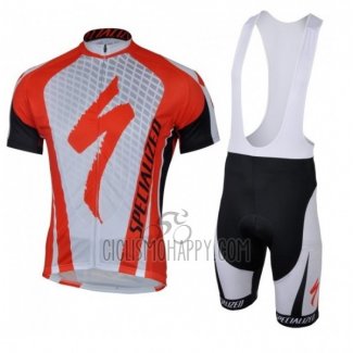 Specialized Cycling Jersey Bib Short 2018 Men Short Sleeve Red White