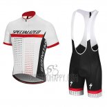 Specialized Cycling Jersey Bib Short 2018 Men Short Sleeve White Red