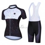 Steep Cycling Jersey Bib Short 2023 Men Short Sleeve Black White