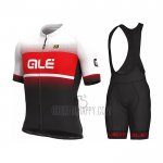ALE Cycling Jersey Bib Short 2021 Men Short Sleeve Red Black