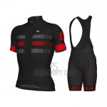 ALE Cycling Jersey Bib Short 2021 Men Short Sleeve Red Gray