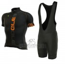 ALE Graphics Prr Nominal Cycling Jersey Bib Short 2017 Men Short Sleeve Orange and Black