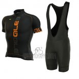 ALE Graphics Prr Nominal Cycling Jersey Bib Short 2017 Men Short Sleeve Orange and Black