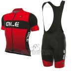 ALE R-ev1 Rumbles Cycling Jersey Bib Short 2017 Men Short Sleeve Red
