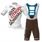 Ag2r Citroen Team Cycling Jersey Bib Short 2021 Short Sleeve White