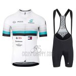 Assos Cycling Jersey Bib Short 2020 Men Short Sleeve White Blue Black