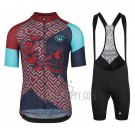 Assos Fastlane Wyndymilla Cycling Jersey Bib Short 2020 Men Short Sleeve Red Blue