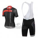 Castelli 3t Cycling Jersey Bib Short 2015 Men Short Sleeve Black and Red