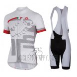 Castelli Cycling Jersey Bib Short 2016 Men Short Sleeve White and Red