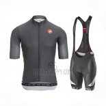 Castelli Cycling Jersey Bib Short 2021 Men Short Sleeve Black